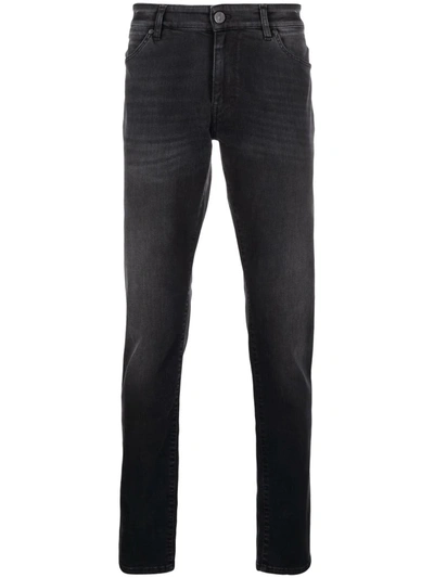 Pt05 Mid-rise Slim-fit Trousers In Denim
