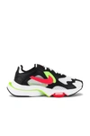 Nike Air Zoom Division Sneaker In Black And Neon In Black  Flash Crimson & White Volt