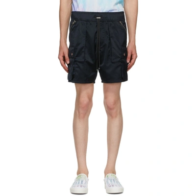 Amiri Nylon Cargo Drawstring Shorts In Black