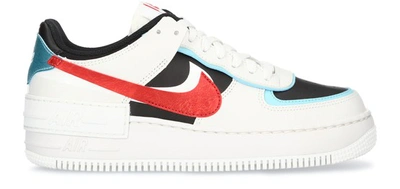 Nike Sneakers Air Force 1 In Summit White/chile Red/bleached Aqua