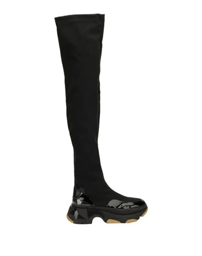 Patrizia Pepe Knee Boots In Black