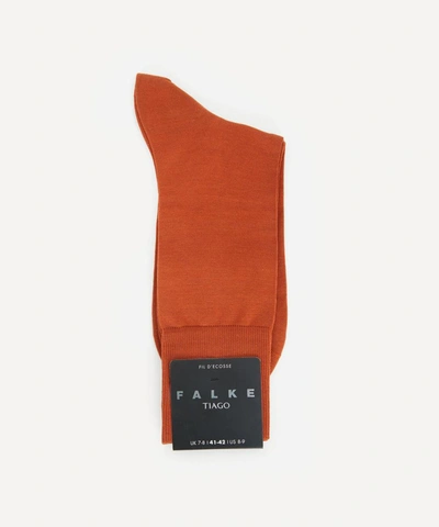 Falke Tiago Cotton-blend Socks In Coppercoin
