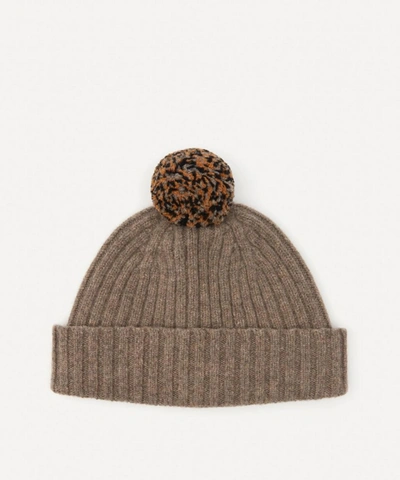 Quinton Chadwick Seamless Pom Pom Wool Beanie Hat