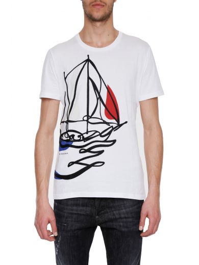 Burberry Findon T-shirt In White|bianco | ModeSens