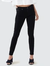 7 For All Mankind Jen7 By  Straight Ankle Jeans In Black