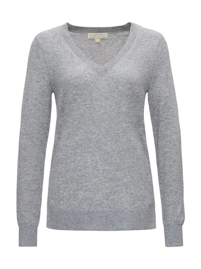 Michael Michael Kors Cashmere Jumper In Pearl