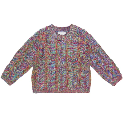 Stella Mccartney Multicolor Sweateer For Girl In Multicoloured