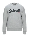 Schott Sweatshirt In Grey