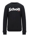 Schott Sweatshirts In Black