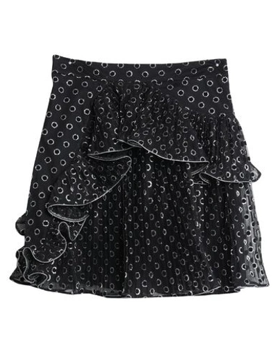 Alberta Ferretti Midi Skirts In Black