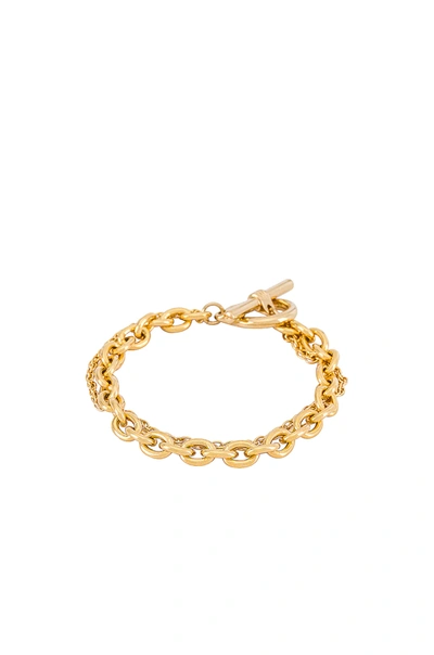 Cam Braided Link Bracelet In Gold