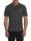 Robert Graham Easton Polo In Grey