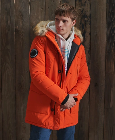 Orange Superdry Fur Coat Mens Superdry Men's Everest Parka Coat