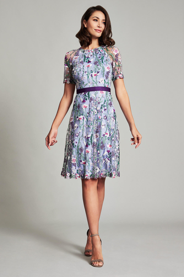 tadashi shoji floral dress