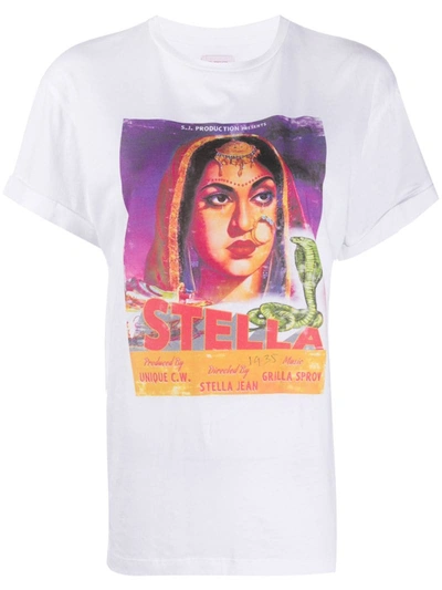 Stella Jean Graphic Print Short-sleeved T-shirt In White