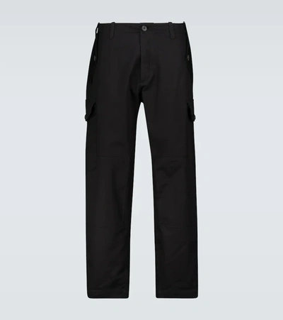 Loewe Straight-leg Cargo Trousers In Black