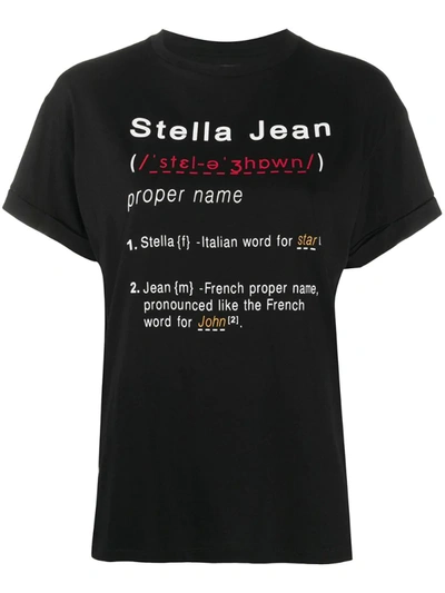 Stella Jean Definition Short-sleeved T-shirt In Black
