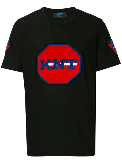 Kiton Logo-print T-shirt In Black