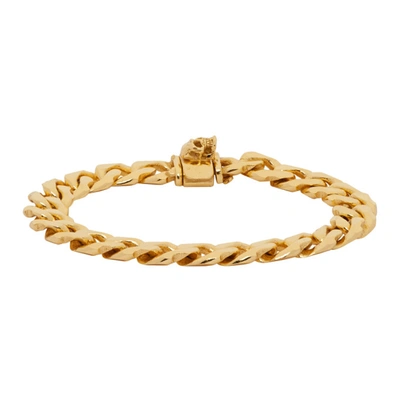 Emanuele Bicocchi Gold Edge Chain Bracelet