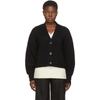 Loulou Studio Zanzibar Wool & Cashmere Cardigan In Black