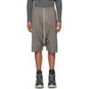 Rick Owens Rick's Pods Shorts In 09 Black