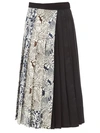 Weekend Max Mara Lago Multi Skirt In Black