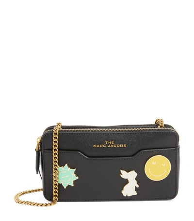 Marc Jacobs The Charm Slgs Chain Continental In Black