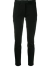 Dondup Mid-rise Skinny Trousers In Black