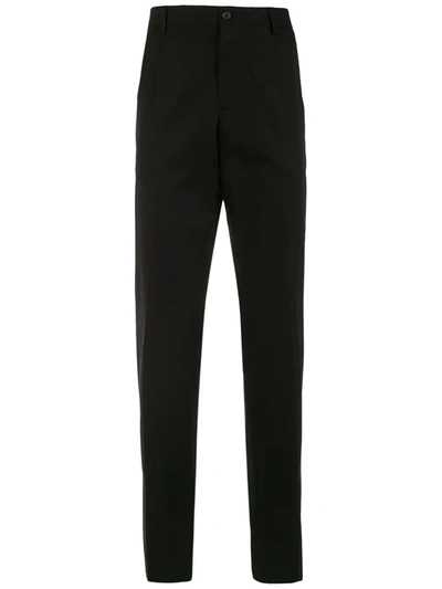 Dolce & Gabbana Pleated Tailored Trousers In Black