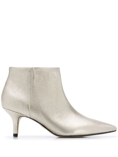 Tommy Hilfiger Pointed Toe 70mm Boots In Gold