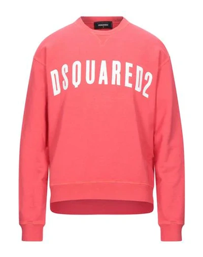 Dsquared2 Sweatshirts In Red