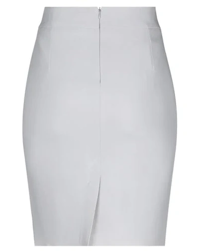 Armani Collezioni Knee Length Skirts In Light Grey