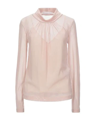 Victoria Beckham Blouses In Pale Pink