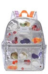 State Kids' Kane Coated Metallic Backpack In Multi Sequin