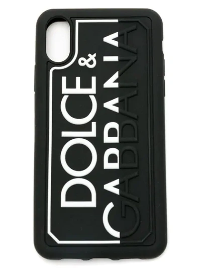 Dolce & Gabbana Logo Iphone Xr Case In Black