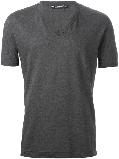 Dolce & Gabbana Classic T-shirt In Grey