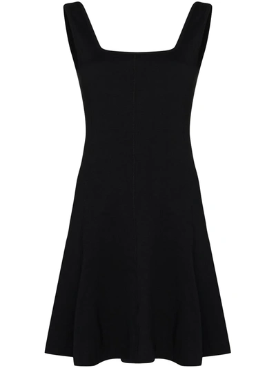 Ninety Percent Black Stretch-cotton Mini Dress
