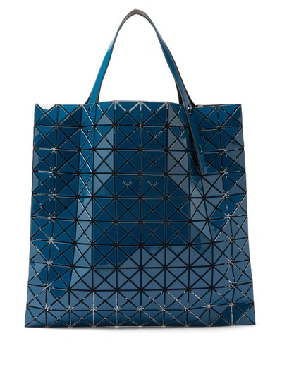 Bao Bao Issey Miyake Prism Small Gloss Geodesic Tote In Blue (blue)