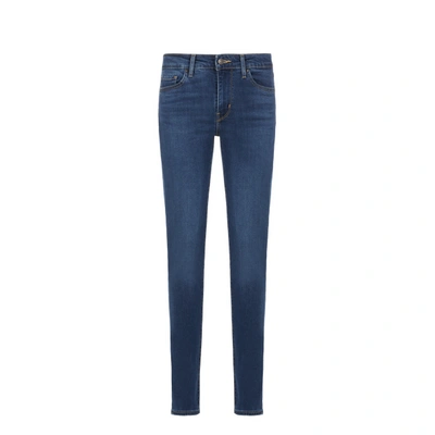 Levi's Jean 711 Skinny En Lyocell Et Coton In Cobalt Overboard