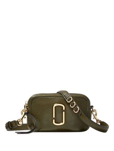 Marc Jacobs The Softshot 17 Cross Body Bag In Green In Grey