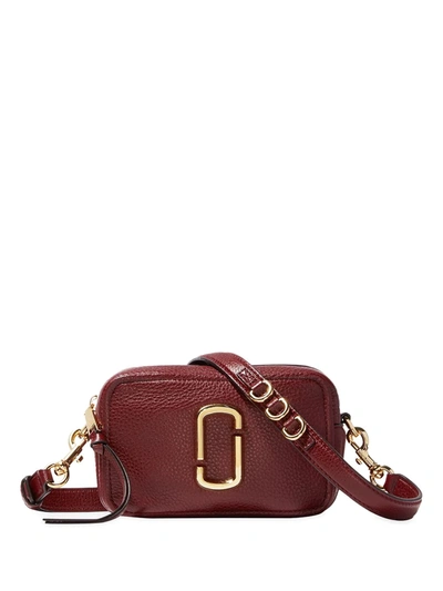 Marc Jacobs Red The Softshot 17 Leather Cross Body Bag