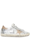 Golden Goose White Gold Superstar Low Sneakers