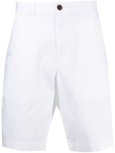 Michael Kors Slim Chino Shorts In White