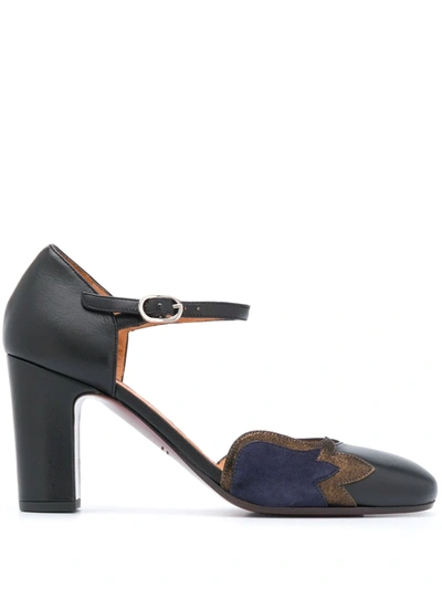 Chie Mihara Waban Buckled Pumps In Black