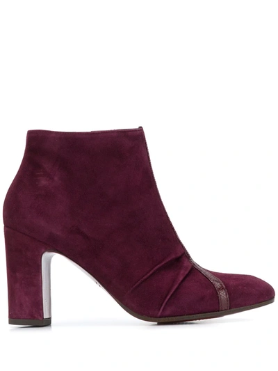 Chie Mihara Erina Y-strap Ankle Boots In Red