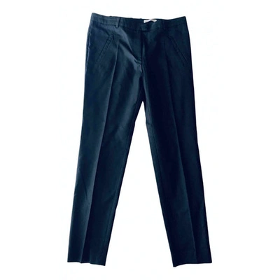 Pre-owned Hugo Boss Chino Trousers In Black