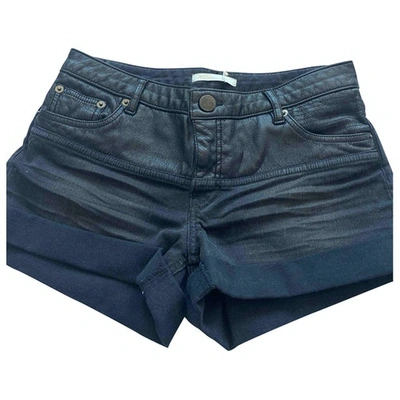 Pre-owned Maje Black Cotton Shorts Fall Winter 2019