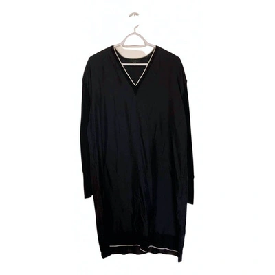 Pre-owned Rag & Bone Silk Mid-length Dress In Black