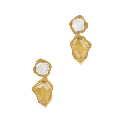 Liya Goldfinch Gold-plated Drop Earrings