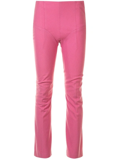 Pre-owned Junya Watanabe Techno Slim-fit Trousers In Pink
